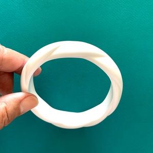White Bangle Bracelet